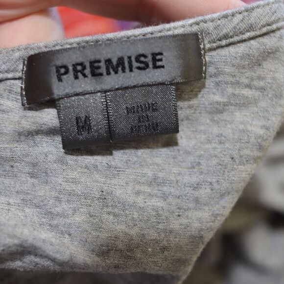 Premise Gray y2k Baby Tshirt Medium - Picture 10 of 11